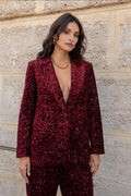 Veste blazer à sequins
